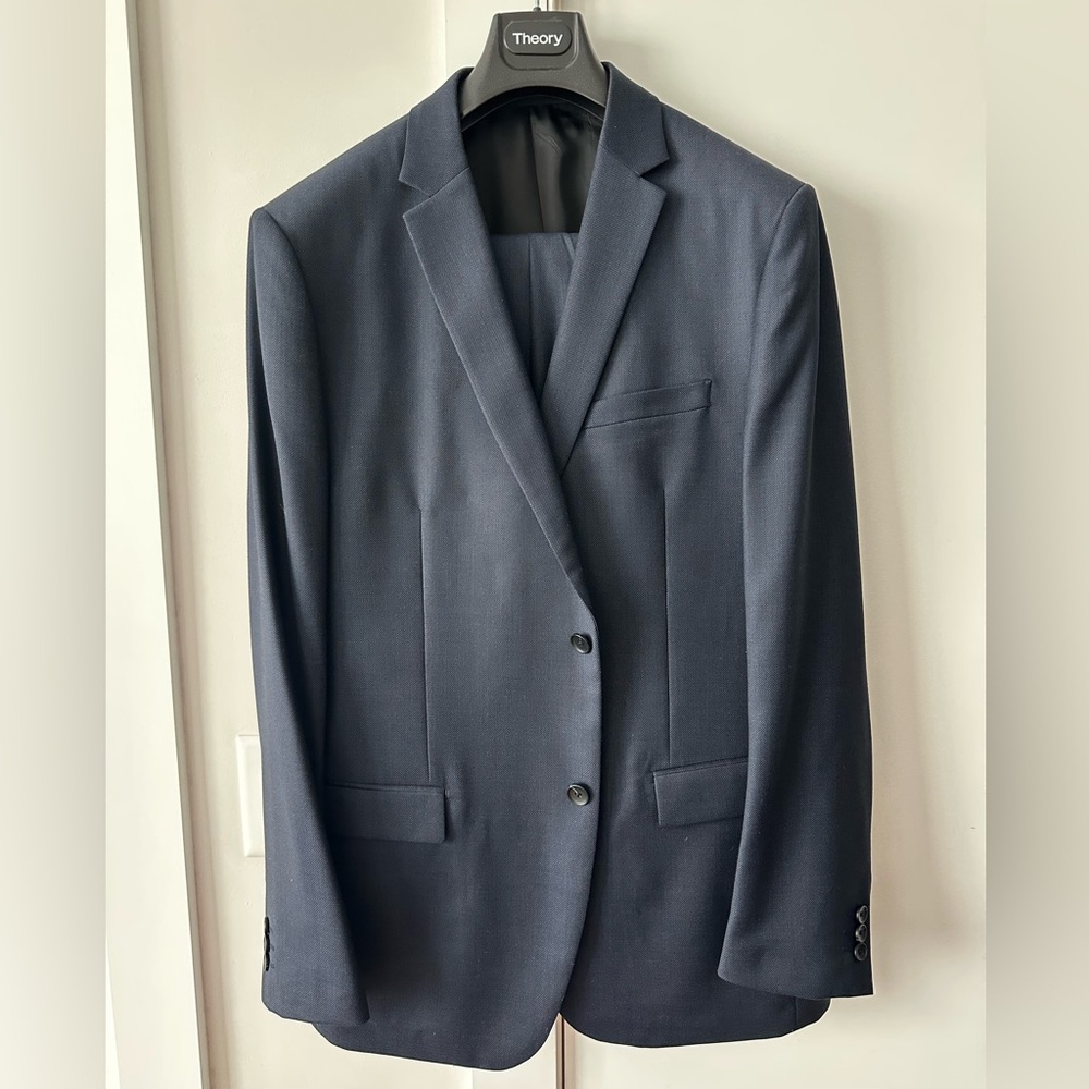 Theory Men Slim-Fit Suit, 44L Jacket / 36 Pants